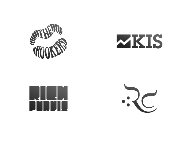A collection of logos designed by Jason Hibbs