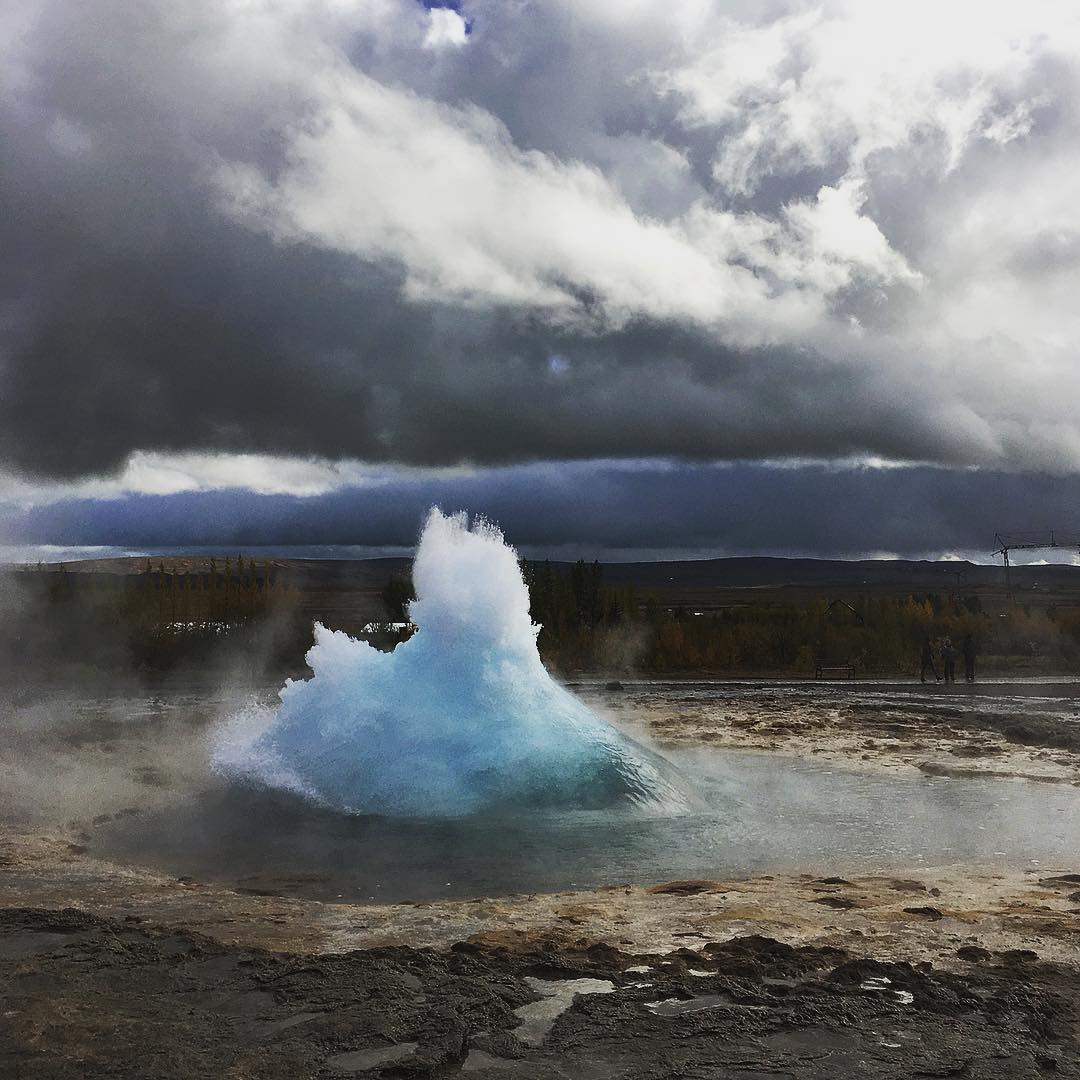 That moment when… #geyser #stokkur #eruption #explosion #blowup #spurt #idontknowhowtodescribethis