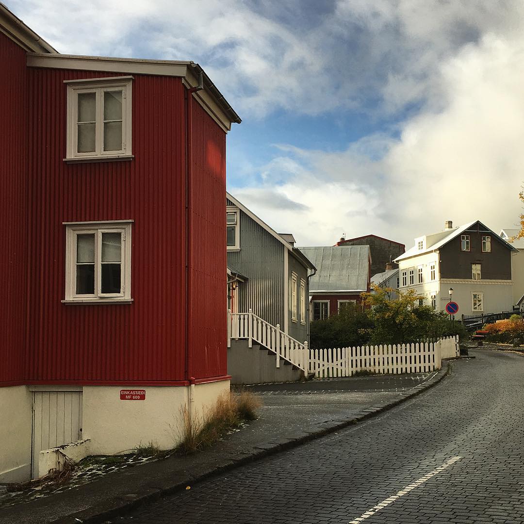 #idyllic #frosty #townscape #reykjavik