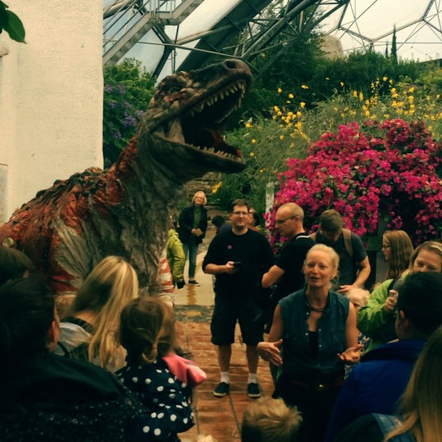 #RL #dinosaur #costume #puppet #edenproject #cornwall